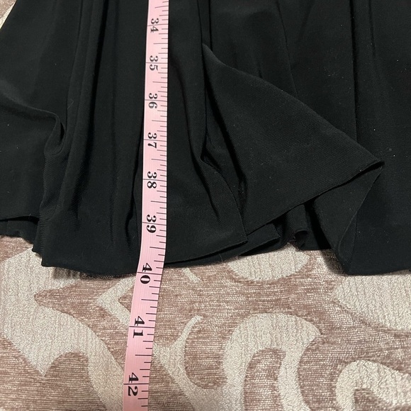 Talbots Women's 10P Petite Black Pleated A-Line Sleeveless Dress - Picture 12 of 12